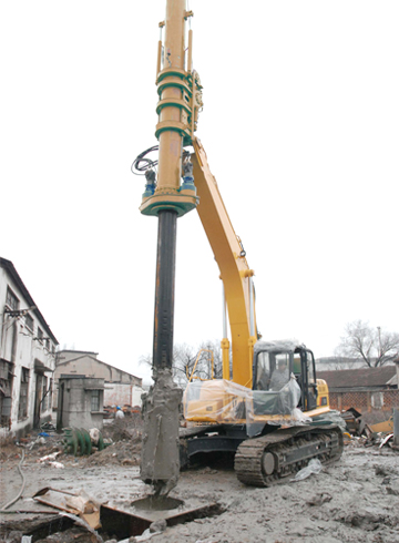 Hydraulic Auger System for Excavator，pilingmachines