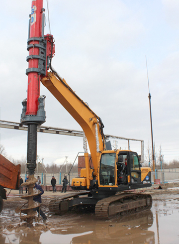 Hydraulic Auger System for Excavator，pilingmachines